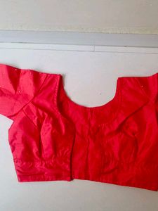 Red Embellished Blouse