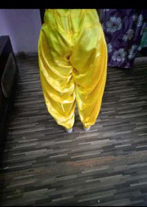 Satin Salwar Yellow 🟡