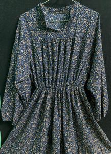 multicolor midi dress