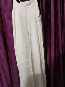 Creamy Korean  Dress