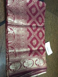 Elegant Maroon Saree