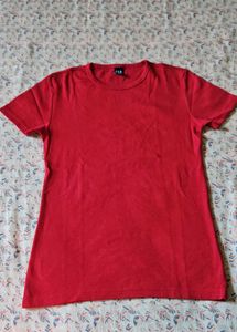Red slim top