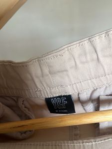 Beige Boys Cargo Pants