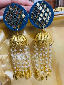 Beautiful Earrings With  Maang Tika Set ♥️