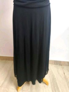 Elegant Black Halter Maxi Dress