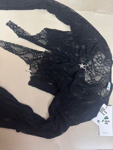 Bell Sleeve Lace Top From Newme
