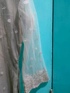 Elegant Beige Salwar Kameez