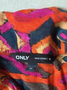 Boho Chic Colourful Only Shirt Size S