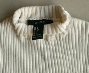 Forever 21 White Sweater Size :S