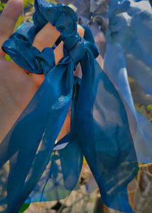 Silk Scrunchie With Beautiful Colours