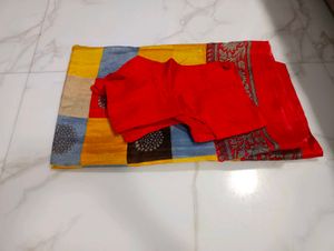 Silk Saree And Blouse