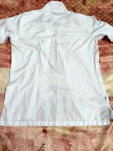 Classic White Cotton Long Shirt | Elegant Style