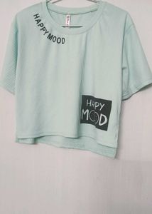 Light Green Crop Top