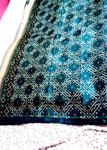 new Elegant Blue Patola Saree