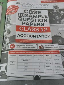 CBSE Class 12 Accountancy Sample Paper