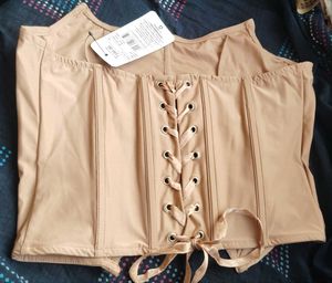 Stylish Tan Corset Top