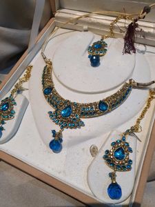 🔥🎀💙Women Wedding Wear Jewellery Set 💙🎀🔥