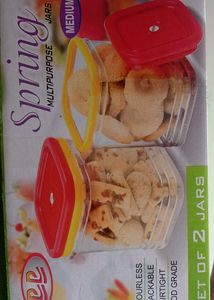 Plastic Multipurpose Jars (Two Jar