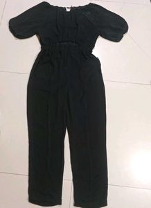 Black Jumpsuit - Relaxed Fit
