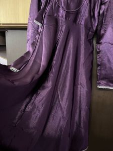 Elegant Purple Ethnic Gown(never worn)