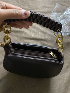 Brown Shoulder Bag by Legal Bribe