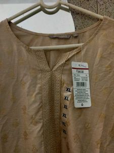 Elegant Beige Kurta