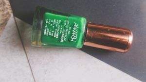Beautiful nude shade and sparkle nail paints