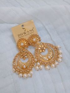 kundan heavy jhumka