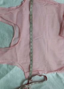Pink Lukhnowi 4 PC.with Lining