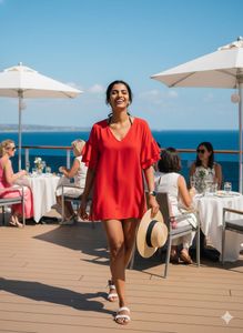 Own the Moment in Poppy Red Zara Luxury! ❤️💃