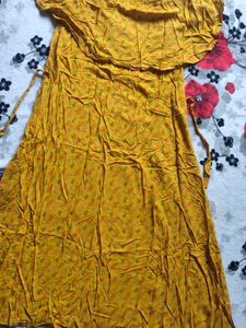 Butterfly 🦋 Yellow Casual Dress