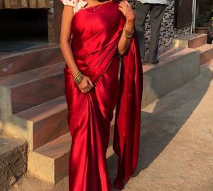 Satin Saree