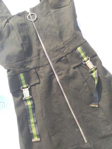 💋Black Overall Dress♥️