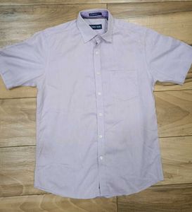 "Allen Solly"Light Lavender Solid Shirt👕