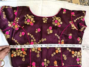 Embroidered Floral Blouse