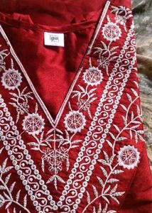 Women V Neck Kurti