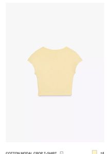 Cotton Modal Crop T-shirt