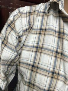 Cropped Plaid Button-Down Top