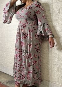 Floral Printed Maxi Dress