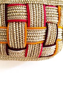 Jute Look Hand Woven Beautiful Bag