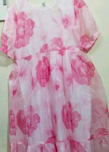 Organza Beautiful Aesthetic Frock For Women✨💕