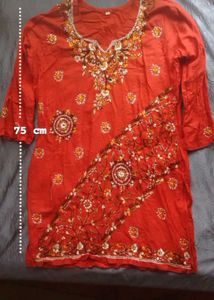 Red Kurta