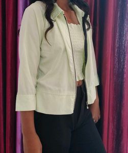 Mint Green Zippered Jacket