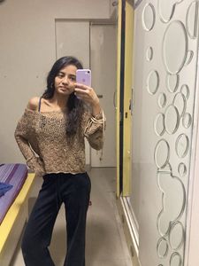 Crochet Off-Shoulder Top