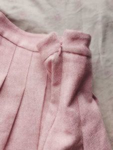 Pink Tweed Skirt Set