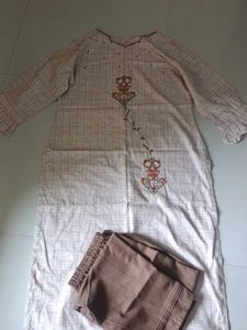 Embroidered Tunic & Pants Set