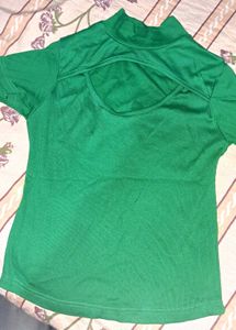 Green Keyhole Top