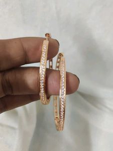 Rose Gold Hoop Earrings