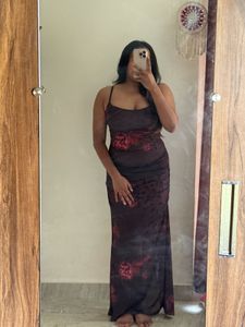 Back Slit Bodycon Dress