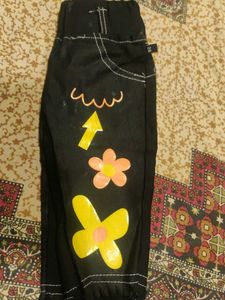 Cute Kids&#39; Black Denim Pants